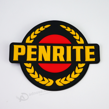 High Quality 3d soft pvc rubber clothing badge