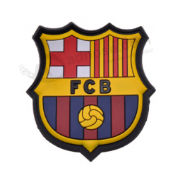 Repassez sur le patch de football de marque uniforme en caoutchouc logo badge
