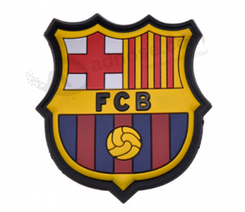 Iron on uniform rubber logo badge brand football patch
