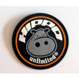 Nähen Sie auf Cartoon-Patches weiche PVC-Kleidungsetiketten