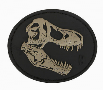 Factory custom 3d embossed silicon rubber garment sticker
