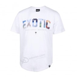 Short Sleeve Cheap MOQ Custom T Shirt No Pattern Bulk Men Clothes