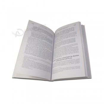 China groothandel softcover witte druk fabrikant van softcover roman boek