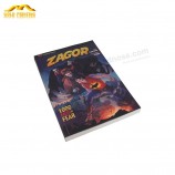 Nouvelle conception confortable pas cher adulte comic softcover/Impression de livre de poche
