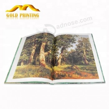 Overseas cheap hardcover full color perfect bound book printing