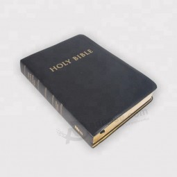 Impression de livre relié de couverture en cuir de haute qualité en gros personnalisé