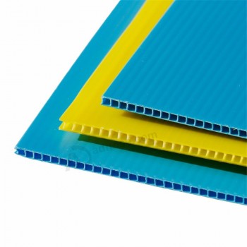 Polypropylene pp hollow corrugated sheet /coroplast/correx/coreflute/corflute/flute sheet