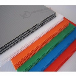 1220*2440мм Corrugated Coroplast PP Plastic Fluted Polypropylene Hollow Board Sheet For Floor Covering