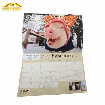 Billiger preis neue design tisch oder desktop stand kalender druck