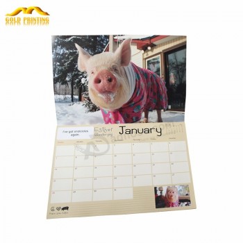 Wholesale well designed custom cheap calendar printing