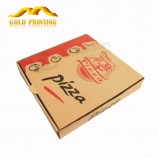 Preço barato caixa personalizada entrega embalagem caixa de pizza