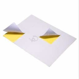 Sticker papier dubbelzijdig klevend papier gegoten gecoat papier