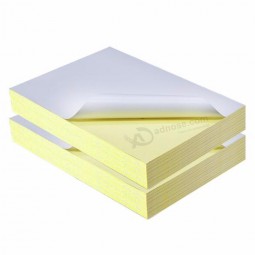 China Wholesale selbstklebende Papierguss beschichtete Hotmelt Blatt mit Katon