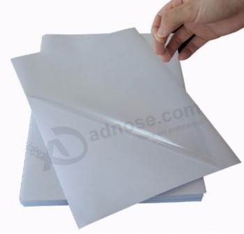 Transparentes Tintenstrahlpapier a3 a4 etikettiert transparenten haustieraufkleber in fotoqualität