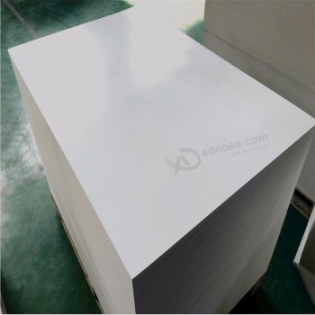 regular size white paper coated duplex board