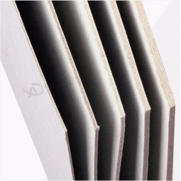 中国供应商层压灰色芯片板/用于书籍装订的灰色刨花板