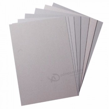 Grey board book cover 3mm thickness laminated grey chipboard