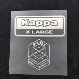 Fabriek prijs huisdier zeefdruk warmteoverdracht maat label logo warmteoverdracht voor kleding