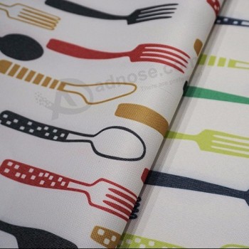 customized printed oxford cloth 600d PU fabric with pvc coating