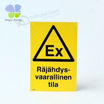 Cheap price Professional manufacture custom warning plastic sign