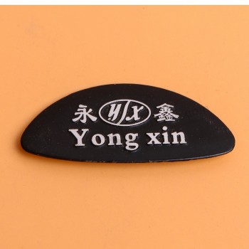 Baixo preço logotipo personalizado impresso metal pendurar tag