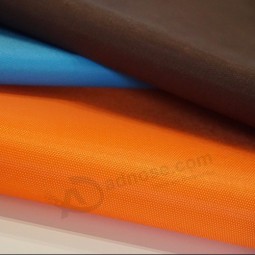 Free sample 420d nylon ripstop fabric dyed PVC PU coating for bag