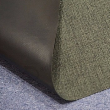 UV resistant two tone 100% polyester melange fabric 600D 300d cationic oxford PU PVC coating