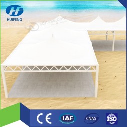PVC White Knifed Coated Tent Fabric 1250g with high quality