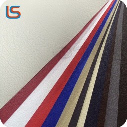 Chinese factory cheap price knitted backing fabric PVC sofa leather