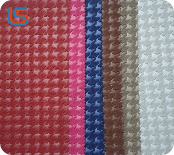 Wholesale manufacturer good quality PVC embossed leather for furniture upholstery