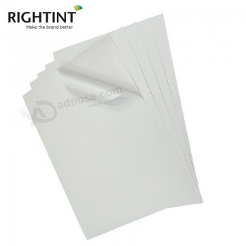 Prix usine disponible a3 a4 Papier auto-adhésif, imprimable, blanc mat