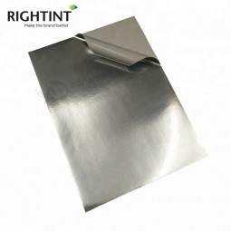 Wholesale custom high quality Excellent Quality Glossy Silver Self Adhesive Foil Paper Complete Range