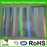 Wholesale custom high quality Holographic rainbow wrapping paper roll