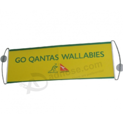 Sport printed retractable fan hand scrolling banner