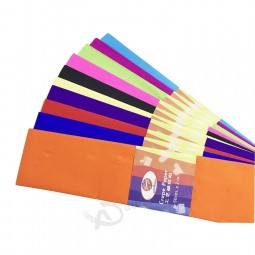 China Made Craft Solid Color Crepe Paper with high quality