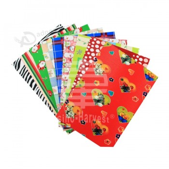 mixed color art craft corrugated paper sheets
