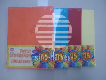 Schweres Mehrfarben-Kopierpapier a4 dünnes Kartonkunstdruckpapier 100 Blatt Mischungsfarbe