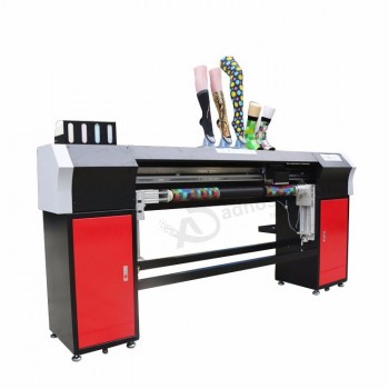 Hete verkopende roterende digitale sokken textiel drukmachine
