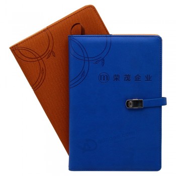 Elastic strap custom A5 pu  Notebook Business Gift Logo Customized A5 Notebook