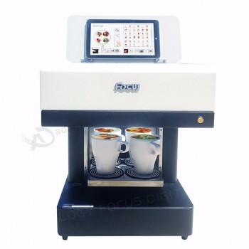 디지털 잉크젯 음식 인쇄 selfie 커피 프린터 기계