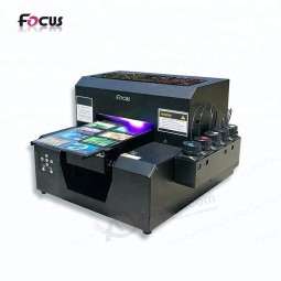 Impresora a4 uv caja del teléfono qr código tarjeta de identificación de la máquina de impresión