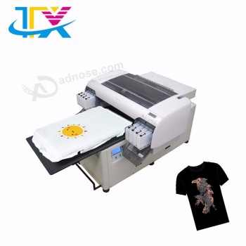 Belle couleur pas cher prix 3d numérique t-Chemise imprimante pour les vêtements chinois usine faite imprimantes à plat pour la vente