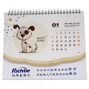 2019 shenzhen china printing cheap desk calendar printing
