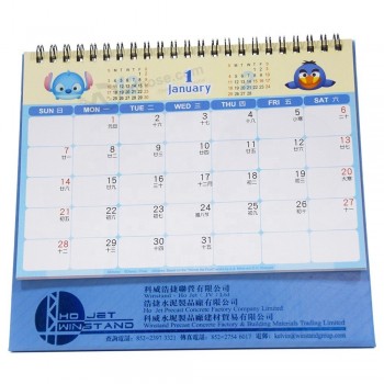 Coloring custom wall calendar printing service with high quality