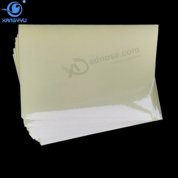 Pegatina industrial autoadhesiva transparente de papel
