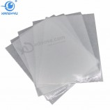 Papel de adesivo adesivo de vinil pvc transparente com papel glassine
