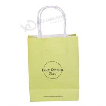 Shopping bag in carta kraft personalizzata con manico