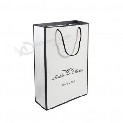 New Style Popular Packing Laminated Art Paper Bags for Clothing Store Gift Present Paper Bag With Your Own Logo