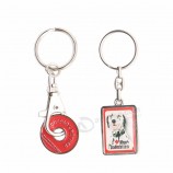 Faites vos propres pièces personnalisées en métal de logo 3d de chaînes principales, fabricants en gros de keychain faits sur commande de souvenir en métal