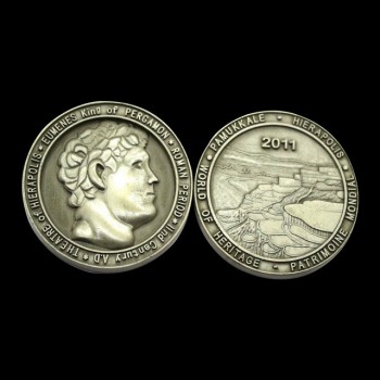 Sfida monete monete in lega di zinco placcate in lega lucida con smalto morbido